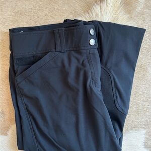 Charcoal Dover Saddlery Knee Patch Riding Breeches